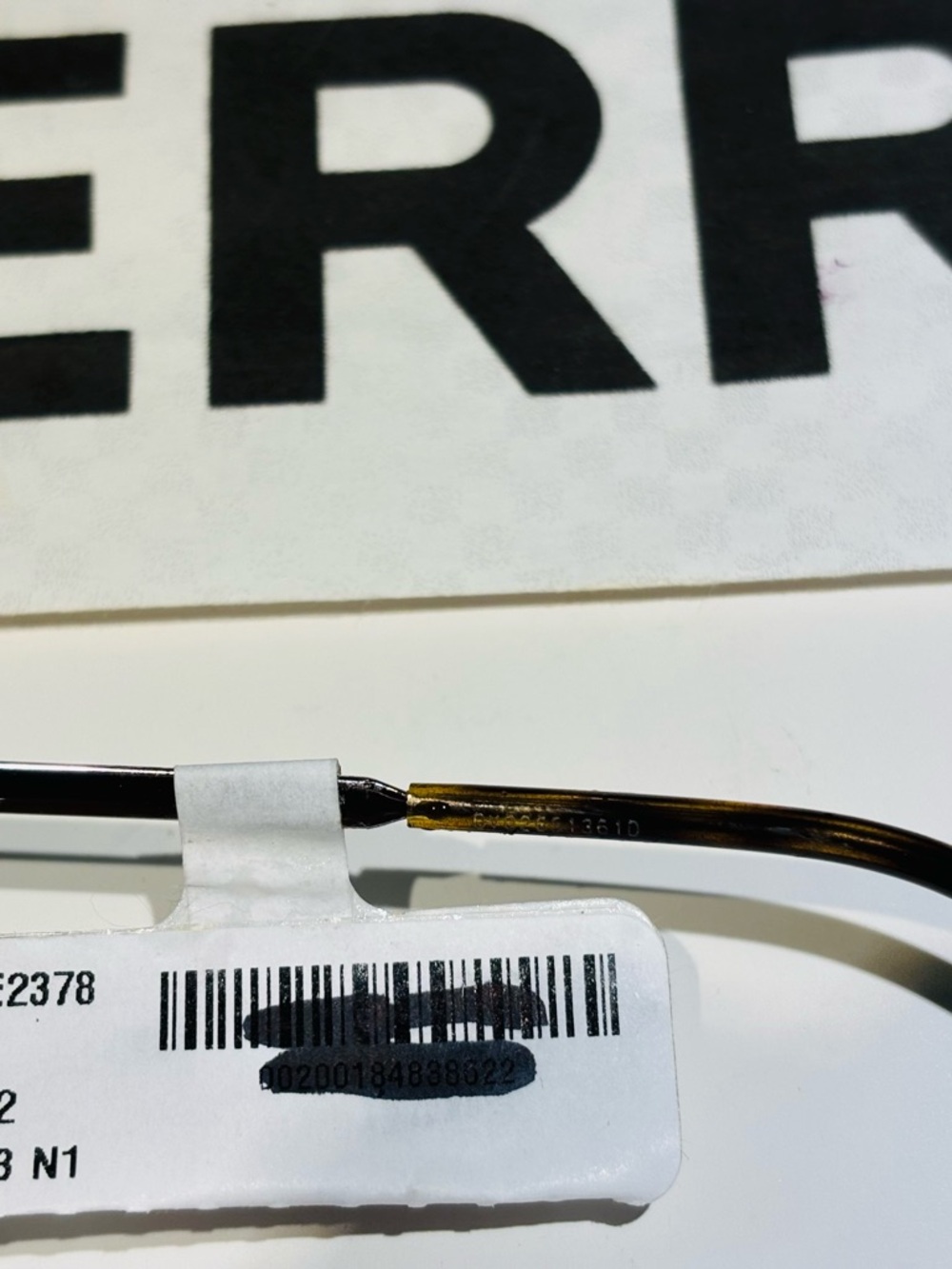 New Burberry BE2378 3002 Ellis Dark Havana Optical Glasses Extra Long Temples - Picture 9 of 13